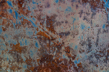 Fondo con Textura de Metal Viejo y Oxidado