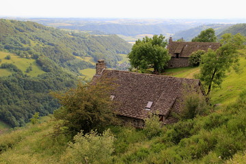 Fototapeta na wymiar Paysage du Cantal.