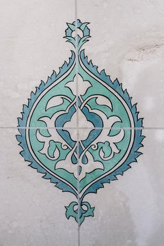 Ottoman Wall Tile from Topkapi Palace