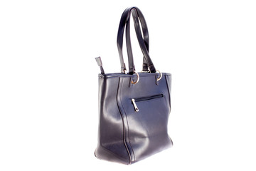 Fototapeta premium Black leather purse