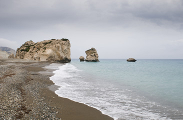Rock of Aphrodite beach, Paphos