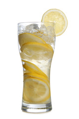 Glass whit lemon