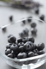 Bowl of Fresh Blueberries