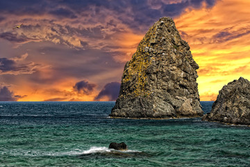 Aci Trezza Sicily Cyclopes Stacks rocks