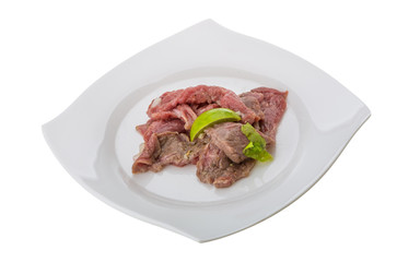 Beef carpaccio