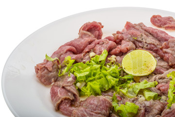Beef carpaccio