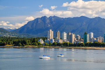 The West End of Vancouver - obrazy, fototapety, plakaty