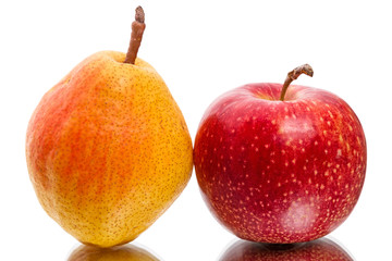 Pear and apples