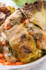 baked cabbage rolls