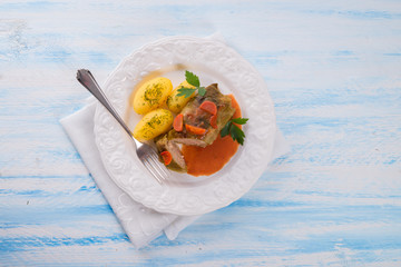 baked cabbage rolls