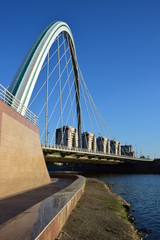 Obraz premium A bridge in Astana / Kazakhstan