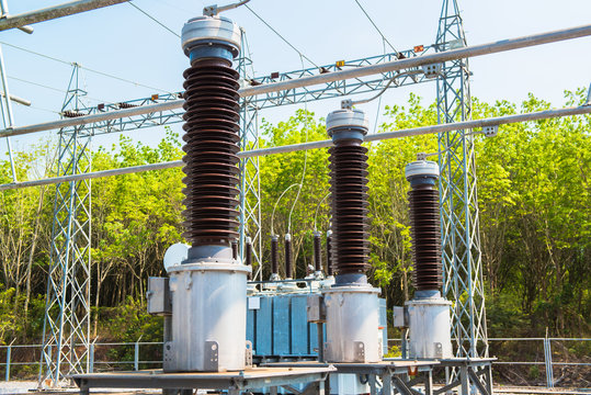 Power station for making electric energy