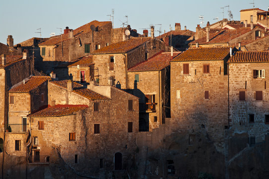Pitigliano al tramonto