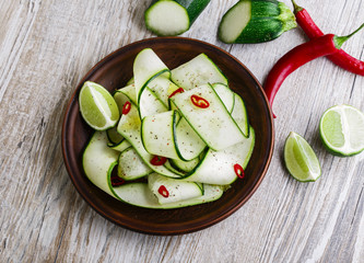 salad of zucchini