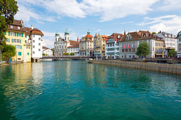 Obraz premium Luzern und Reuss