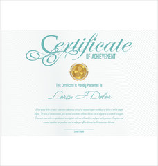 Certificate template