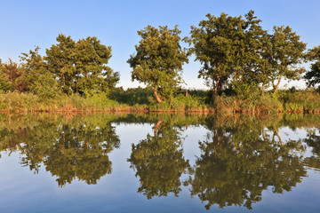 Obraz premium reflections on lake