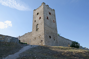 Fototapeta na wymiar Fortress in Feodosiya