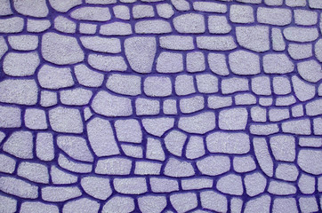 Lilac mosaic stone