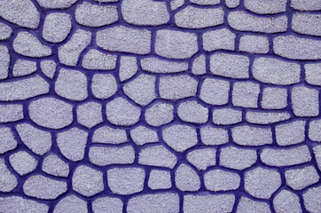 Lilac mosaic stone