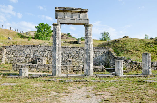 Ruins Panticapaeum in Kerch