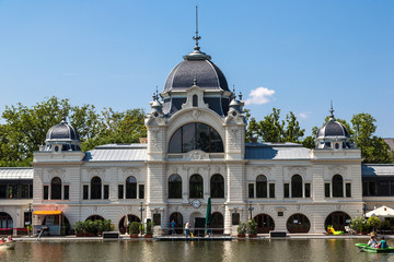 The newly renovated Skating rink (now as lake) in the Main city