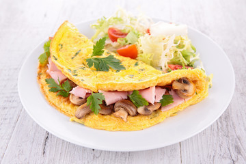 omelet with mushroom