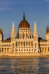 Obraz premium The building of the Parliament in Budapest, Hungary