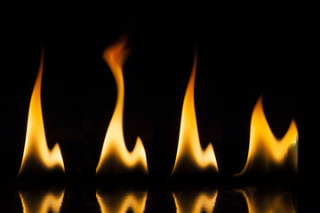 Fire flames