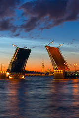 Fototapeta na wymiar Bridges of St. Petersburg