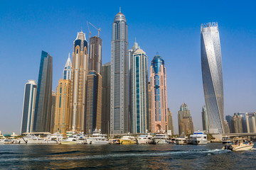 Plakat Dubai Marina cityscape, UAE