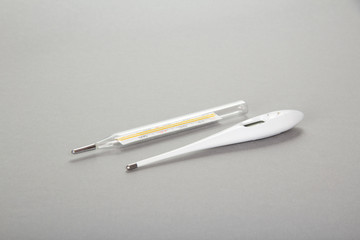 Two different thermometers