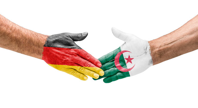Handshake Deutschland und Algerien