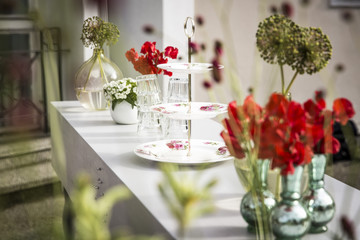 Blumen / Blumenstrauß / Gartenblumen / Tischblumen