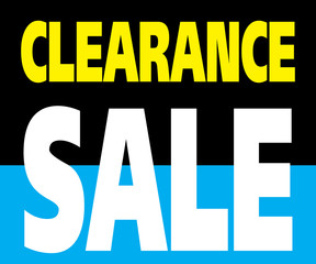 Naklejka na ściany i meble Clearance Sale Promotion Label