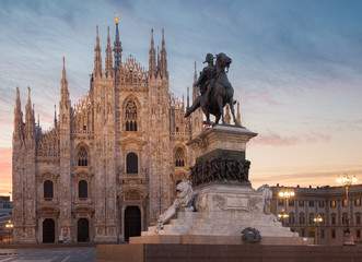 Obraz premium Katedra w Mediolanie
