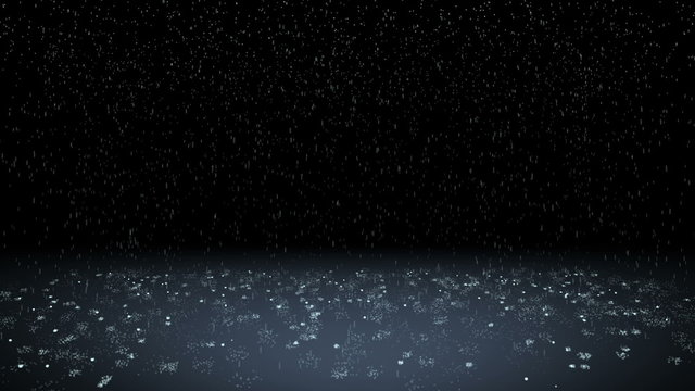 Rain Drops Falling Alpha