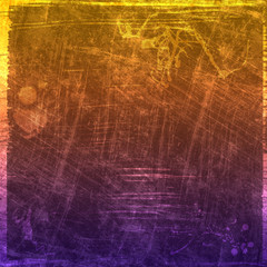 Colorful scratched vintage background