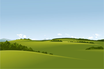 Fototapeta premium Rural landscape