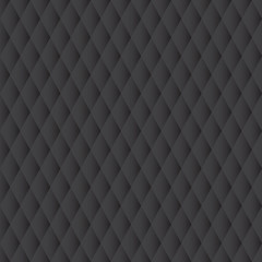 Black geometric background, seamless pattern