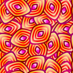 Fototapeta na wymiar Seamless abstract background of colorful lozenges.