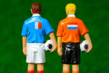 Fototapeta premium Frankreich vs Niederlande