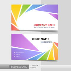 Fototapeta premium stylish business card template