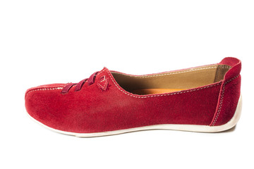 Bright red shoes
