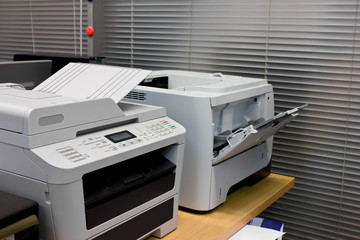 printer document in office equipment