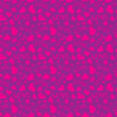Love heart hand draw