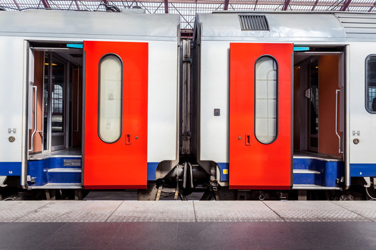 Open Doors From A Train