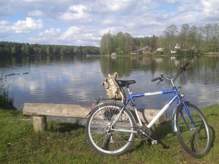 Озеро Илгис в Литве.