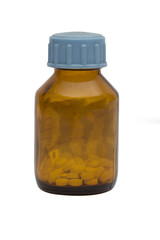 jar on the white background