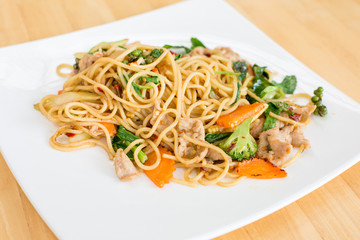 Pork spaghetti